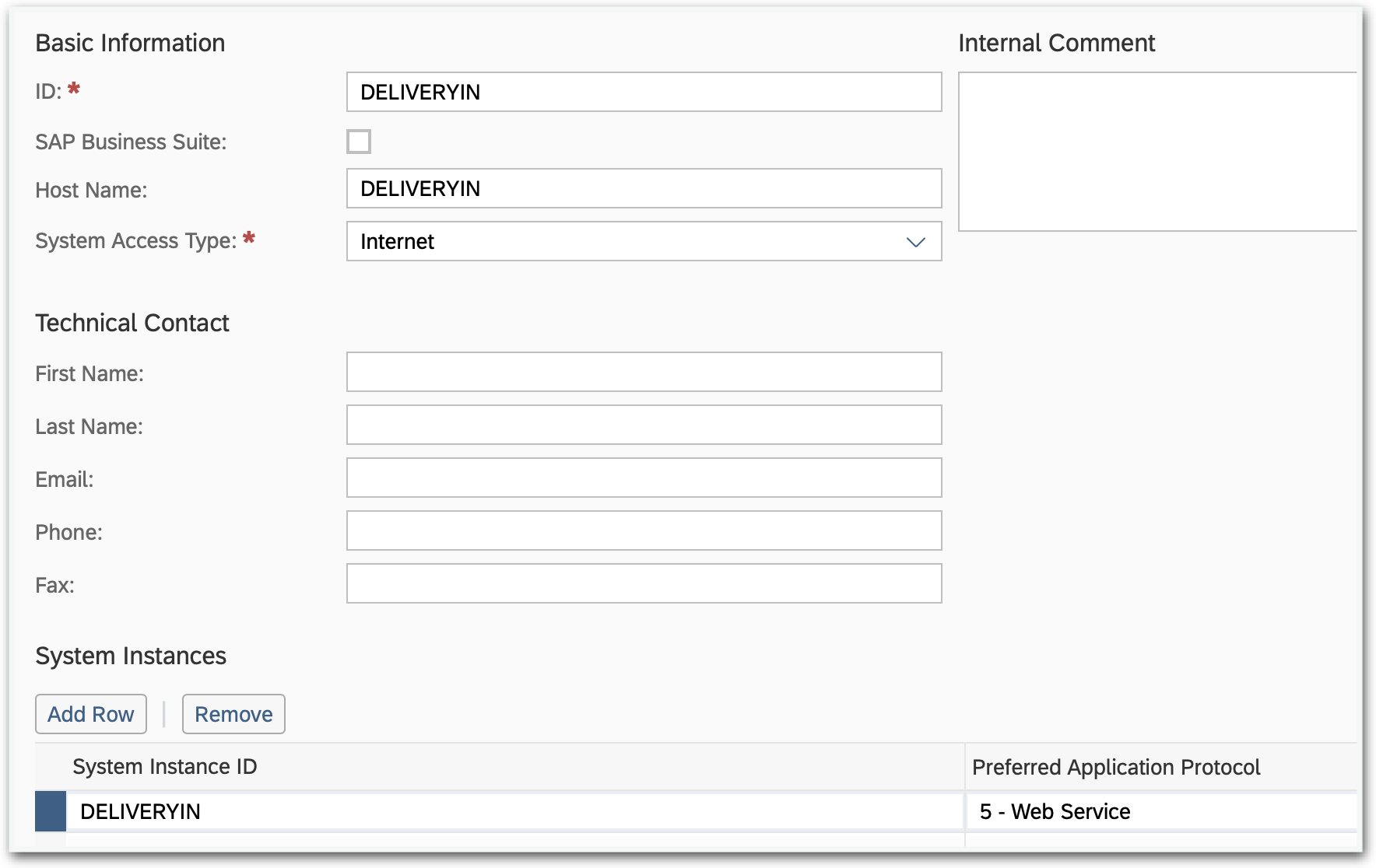 SAP Business ByDesign Communication System