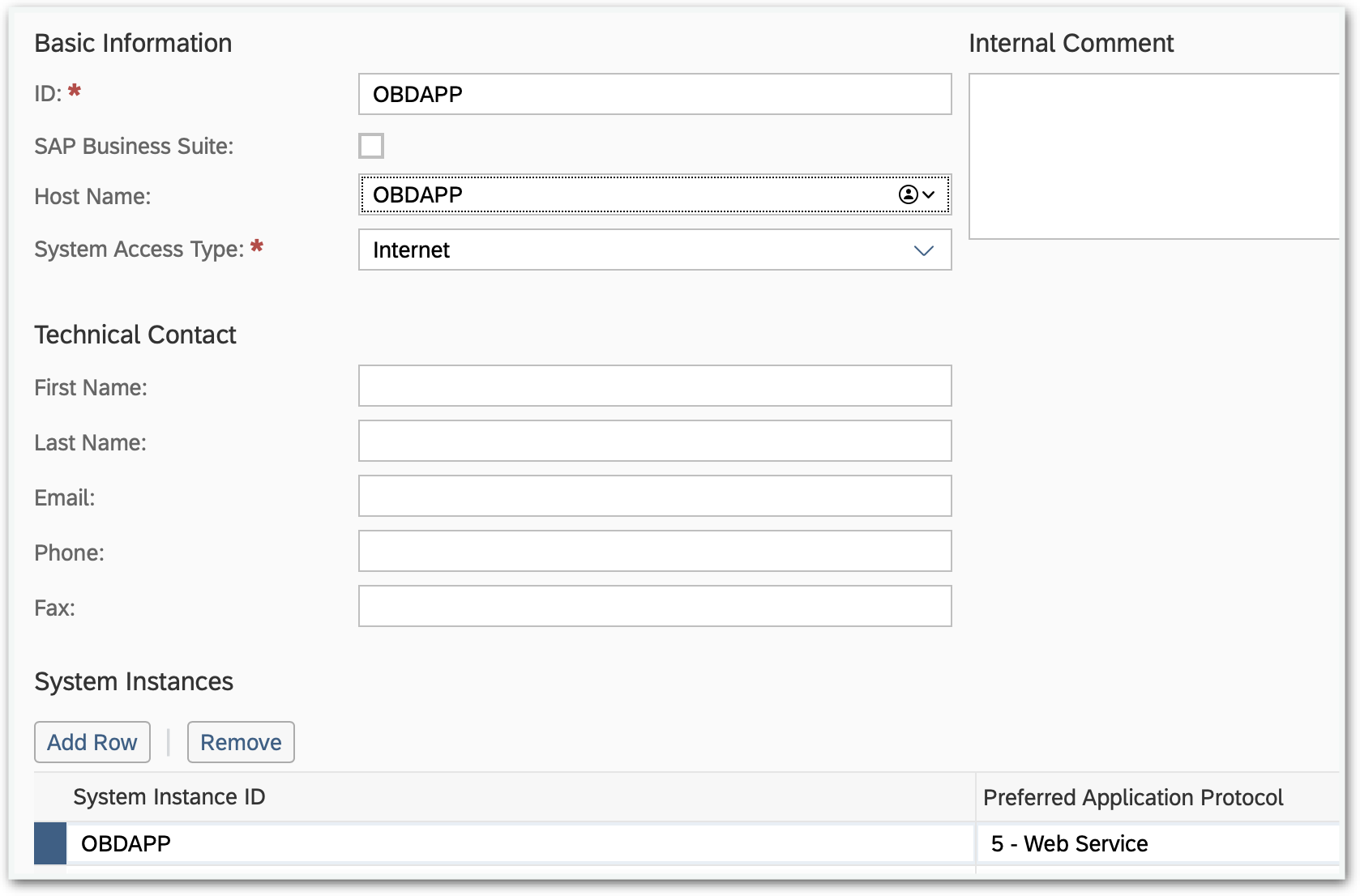 SAP Business ByDesign Communication System